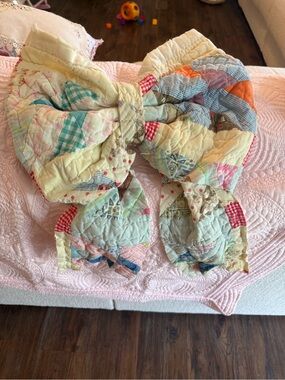 Quilted Handmade Bow Decor